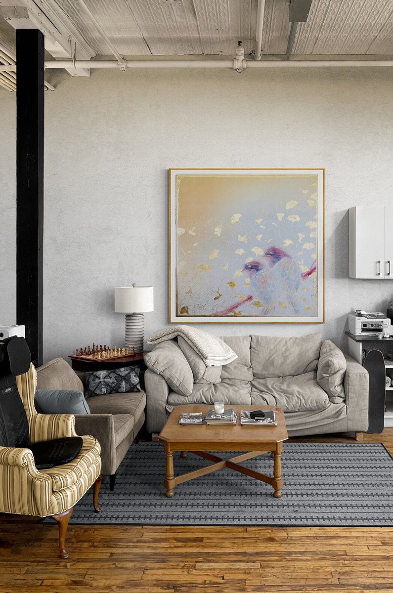 littleredlionb's tweet photo. One of my paintings called “Us together, Forever” 150cm x 150cm was sold last week. 🎊🍾

I painted this just before getting married and dedicated it to my then fiancé @gregbeazley 

The painting will be gifted to a customer’s fiancé. How perfect 🥰❤️🙏🏻

It really made my day. https://t.co/HHpg1aBiHb