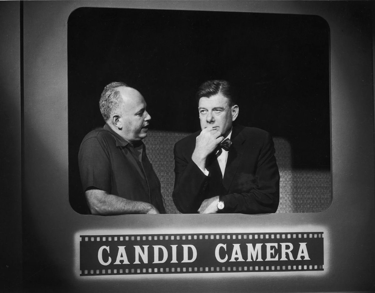 henrysoderlund's tweet photo. American entertainers Allen Funt and Arthur Godfrey talk on the set of the television program "Candid Camera" - 1961

More information: https://t.co/kggtNDfbIZ 

#photography #yeolde #television #candidcamera #allenfunt #arthurgodfrey https://t.co/HU3PfcgLIh