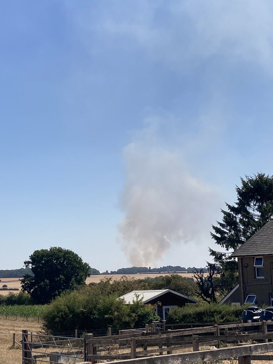 Well done all involved! We could see from the @nfum_HertfordNH office. Glad all safe and not too much damage 🙌