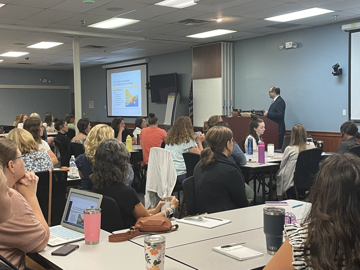Today, the ESCLC welcomed Gregg Thornton, Executive Director of the Ohio Speech and Hearing Professionals Board. He spoke during two separate sessions (morning and afternoon) on possible ethical dilemmas, decision-making and outcomes. 
#esclc #ethicstraining @ESCLC