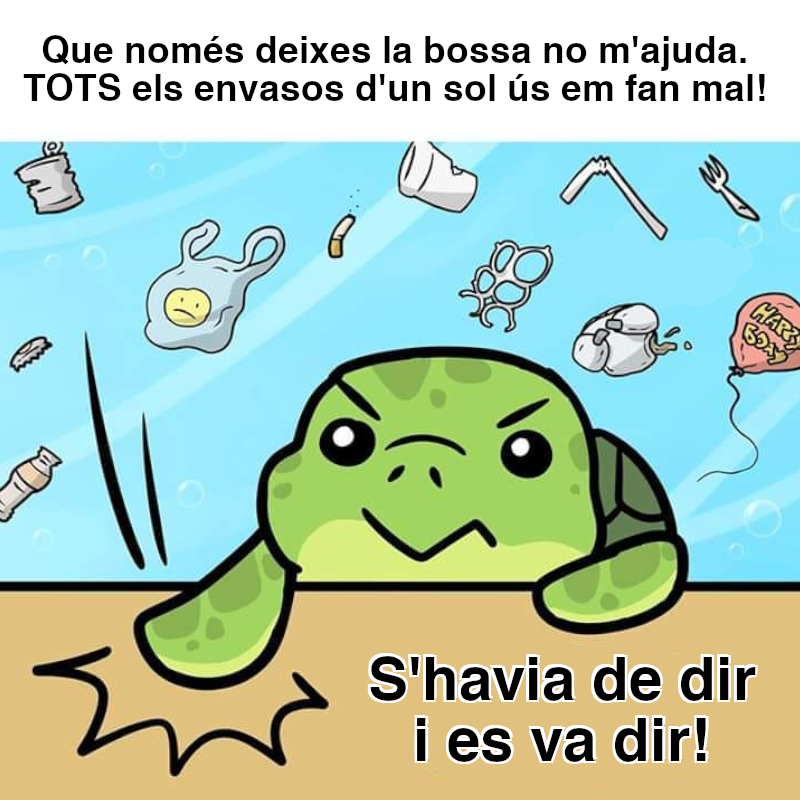 terretaneta's tweet photo. Tenim clar que #sinbolsaporfavor ❌ però... i la resta de plàstics que semblen invisibles (o inevitables)? 🐢 Et donem 4 alternatives per a reduir l'ús dels supermercats i així evitar els envasos d'un sol ús 🧴🗑️

#zerowaste #residuzero #terreta #València #terretaneta https://t.co/Y9e8oCVuSW