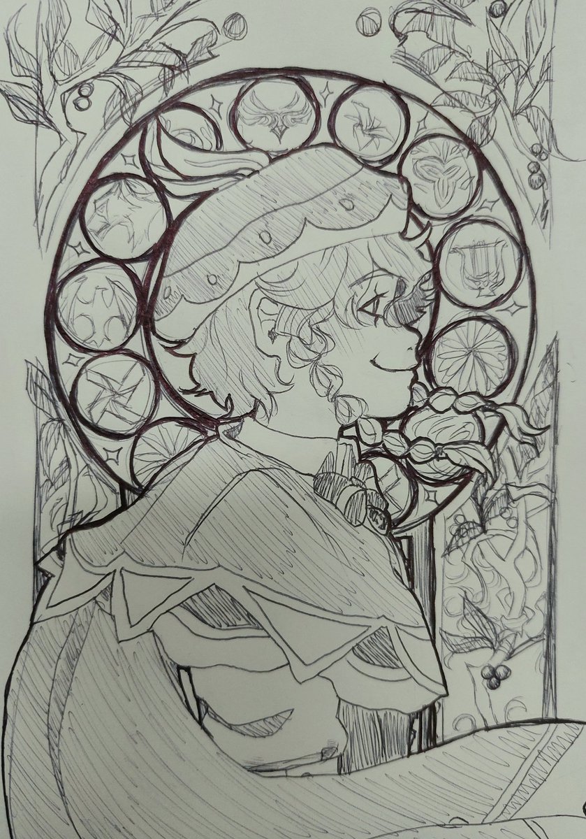 hellsh_cat's tweet photo. Art nouveau! Venti~ https://t.co/qGhYQlHO2O