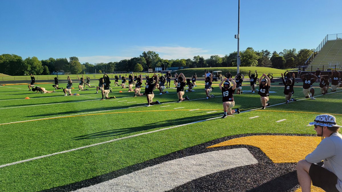 It was a great day for some great work! Ready to get back after it for #2 today! #MUSpartans #MUFootball #SHIELD #fallcamp