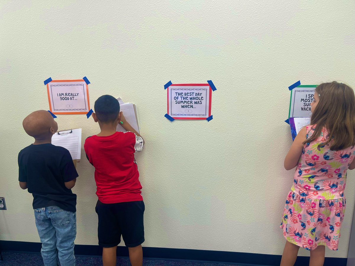 Getting to Know You Gallery Walk <a href="/webbcubs/">Webb Cubs</a> #webblc #funinfourth