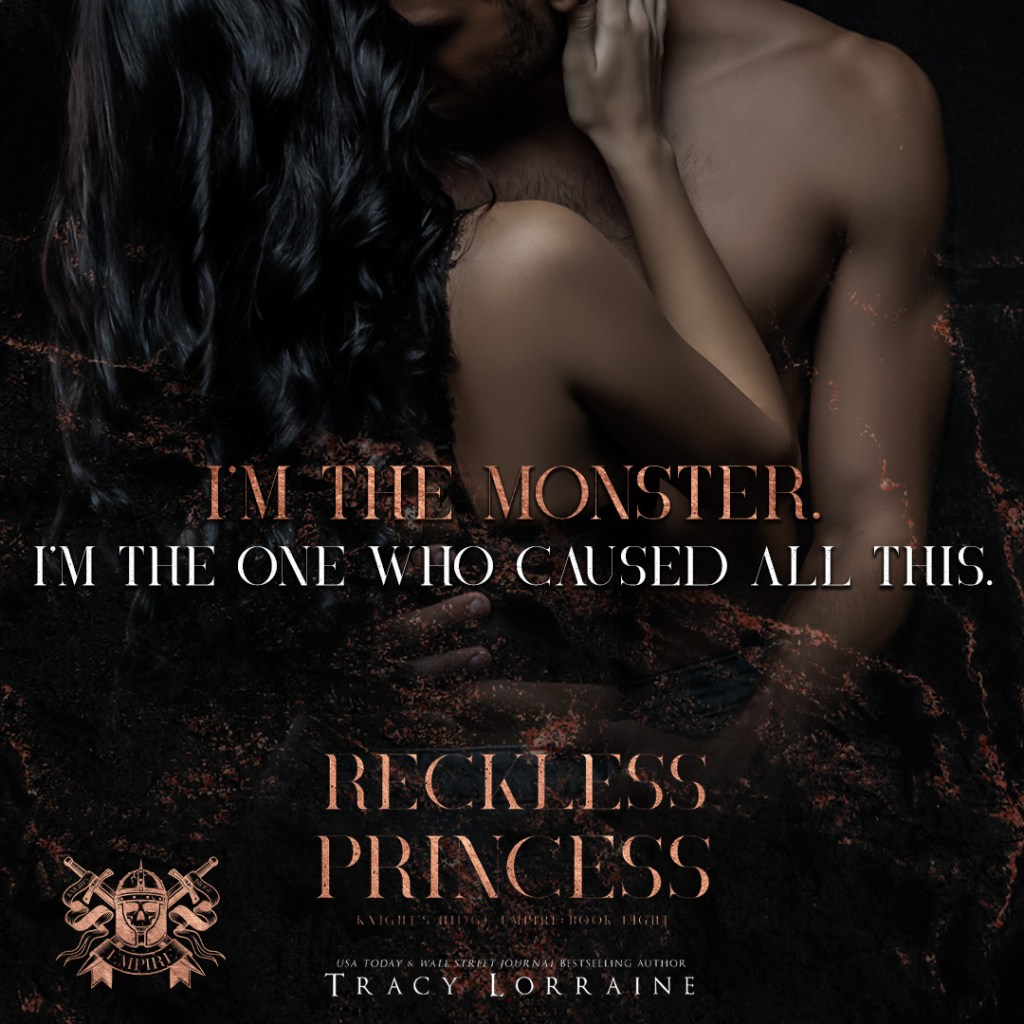 RECKLESS PRINCESS TEASER REVEAL

TEASER REVEAL! Reckless Princess is coming in TWO more weeks! Preorder your copy of Reckless Princess now!Amazon – mybook.to/RecklessPrince… –  Start the Trilogy FREE wit…
books2read.com/RecklessPrince… claims.prolificworks.com/free/ tracylorraine.com/?p=3153