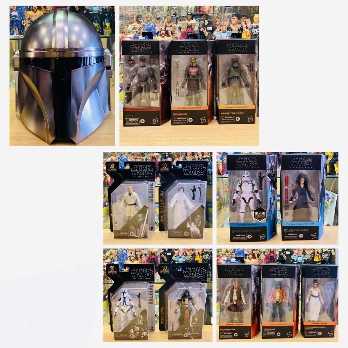 CrossroadComics's tweet photo. 👋🏼 Good morning everybody! T.G.I.F.!! 🎉This week we’ve added a nice assortment of #StarWars #Blackseries &amp; #Megos !🎊 Click the pics &amp; check them out!👀

#new #tgif #toys #popculture #crossroadcomics #southjersey #pitmannj #hasbro #shopsmall #shoplocal #mandalorian #toycollector https://t.co/Q4zr5X1ko6