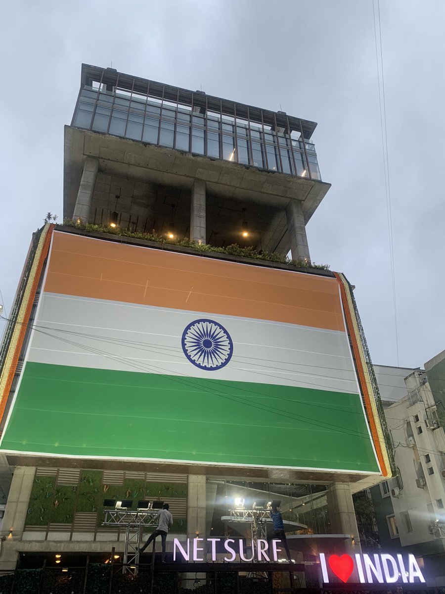 Dramaibaaz's tweet image. Tiranga passion at its pinnacle. 🇮🇳

#Baner #Netsurf #Pune #75thmahotsavkipehal #IndependenceDay2022
