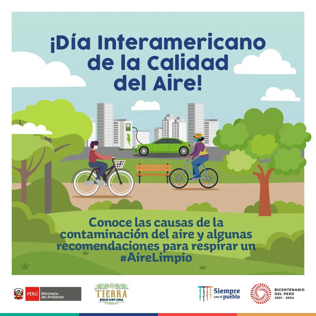 MinamPeru's tweet photo. Conoce cómo podemos comprometernos para cuidar la calidad del aire que respiramos.
¡Todas y todos unidos por un #AireLimpio!
🤳Visita el Aula Ambiental y encuentra videos, piezas gráficas y juegos para seguir aprendiendo sobre la calidad del aire: https://t.co/9GcQJ5tW7v.
#DIAIRE https://t.co/bTUrIbim11