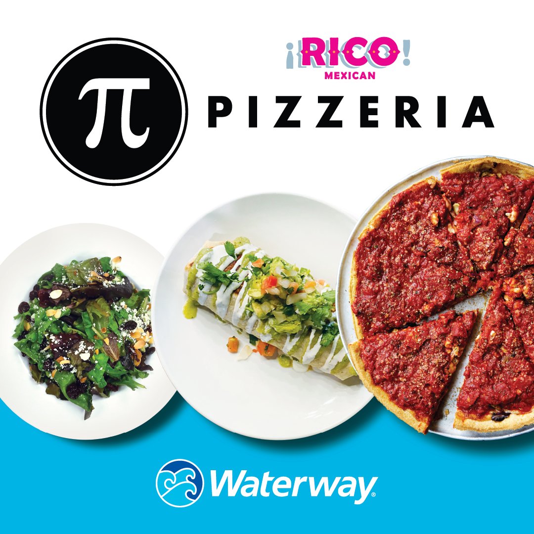 Our Kirkwood, MO location is now serving ready-to-bake deep dish from Pi Pizzeria! 🍕🌯🌊   

These irrationally delicious pizzas are made daily with the freshest ingredients and are now available at Waterway!