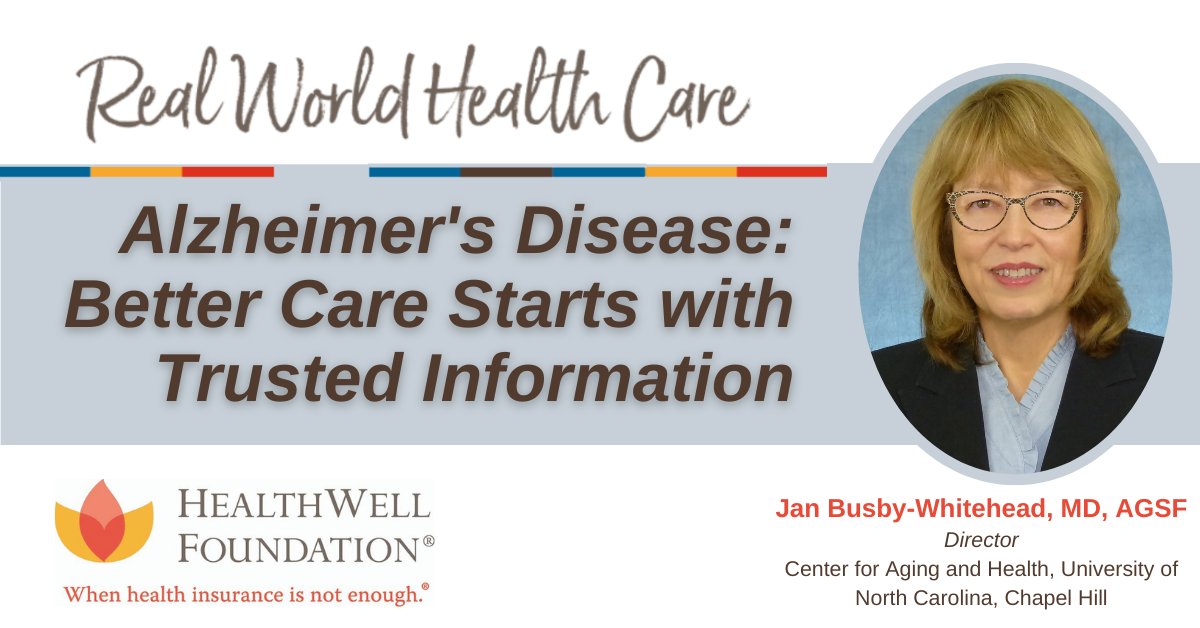 If you or someone you love has Alzheimer's disease, how do you know which treatments will truly help slow the decline? Learn about a trusted source for Alzheimer's information, @HealthInAging, in this week's blog: bit.ly/3PhWhuv