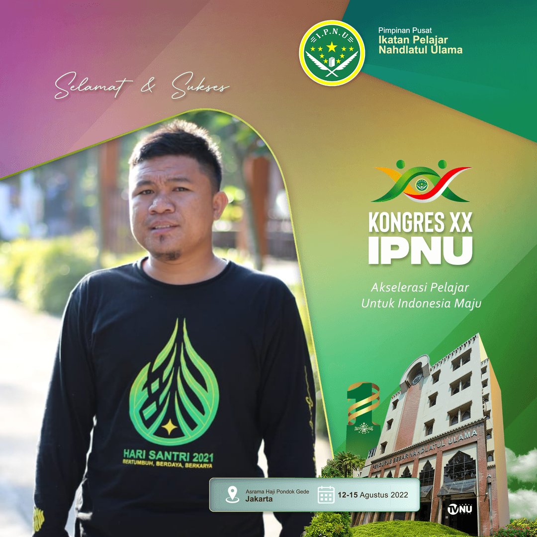 Selamat berproses adik rekan-rekanita @pp_ipnu @ppippnu menjadi kader @nahdlatululama penerus perjuangan para muassis NU.
#BanggaJadiIPNUIPPNU 
#KongresXXIPNU