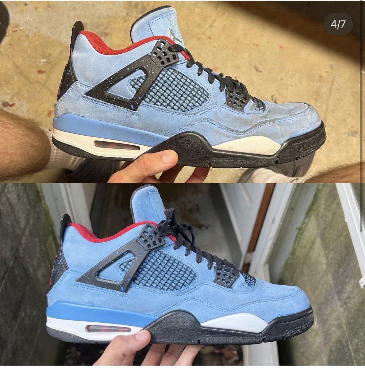 <a href="/ShoeCPR/">ShoeCPR 👟</a> is literally insane 🧼 #WearYourShoes With the help of our Liquid Gold he was able to bring these back to life 🧼