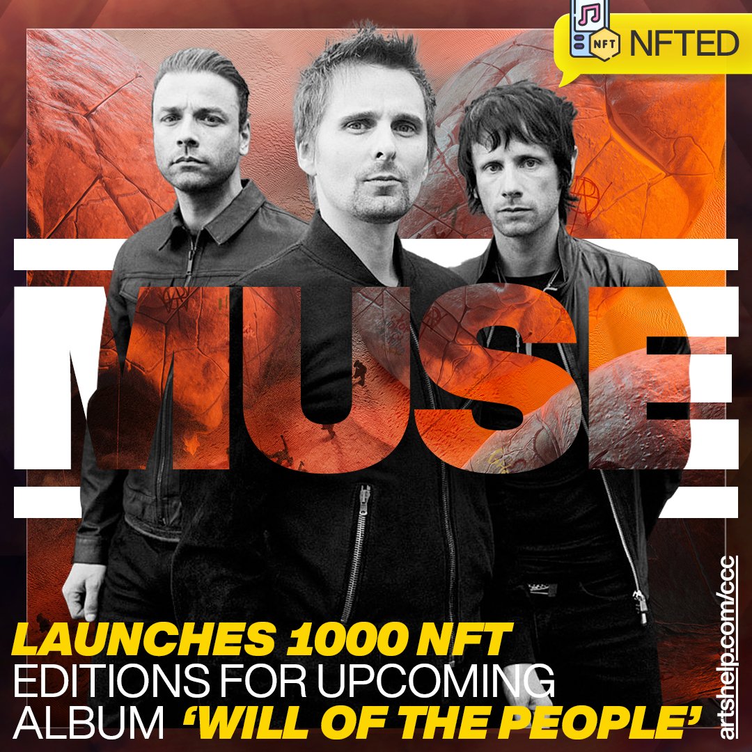 The legendary rock band <a href="/muse/">muse</a> plans to release their upcoming album 'Will of the People' in a limited edition #NFT format. 

Do you think #NFTs in the #music  🎵 industry are here to stay?
