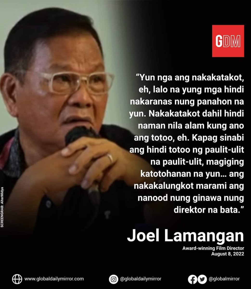 MaximoTolerance's tweet image. Ang luma ng levelling ng mentality ni Joel. Alam mo ung matanda na naniniwala p din sa pamahiin khit karamihan ginawa lng ng tao para matakot ang tao. Naging katotohanan na.
Ganyan n ganyan yung til now naniniwala pang may lalabas na pari pag may sugat ka.
#akosiMaximoTolerance