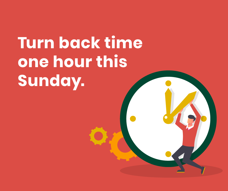 whitenoisedig's tweet photo. Remember, smartphones and computers will adjust automatically, but you will need to set other clocks by hand. https://t.co/QbQz7F7NOd