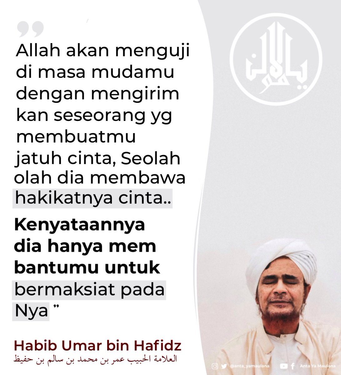 anta_yamaulana's tweet photo. Ujian dimasa Muda, Seolah olah Cinta tapi ternyata … 

_
#anta_yamaulana https://t.co/hAYtOChcjZ