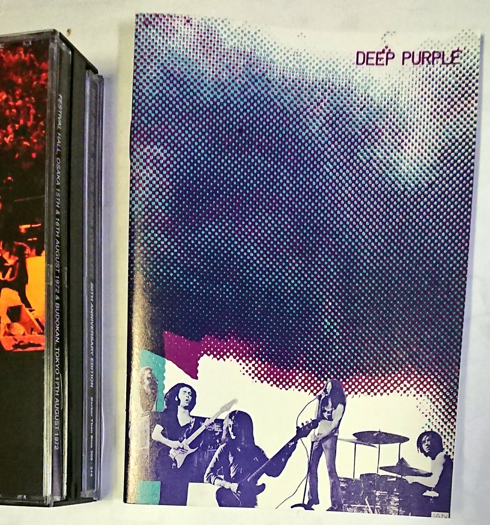 ◼️DEEP PURPLE◼️特大B1◼️ポスター◼️非売品◼️1987◼️当時物◼️激レア物 DEEP PURPLE『LIVE IN JAPAN COMPLETE 50TH ANNIVERSARY EDITION