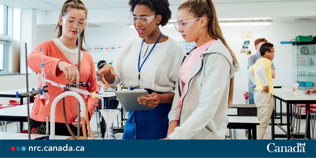 NRC_CNRC's tweet photo. Today is #InternationalYouthDay! Through our partnership with @ShadNetwork, we’re providing young Canadians the opportunity to learn directly from our researchers. Read our inspiring story! https://t.co/flav9Pxk7n #YouthDay #STEAM4Good #DiscoverTheNRC https://t.co/Wp7jwTCPDu