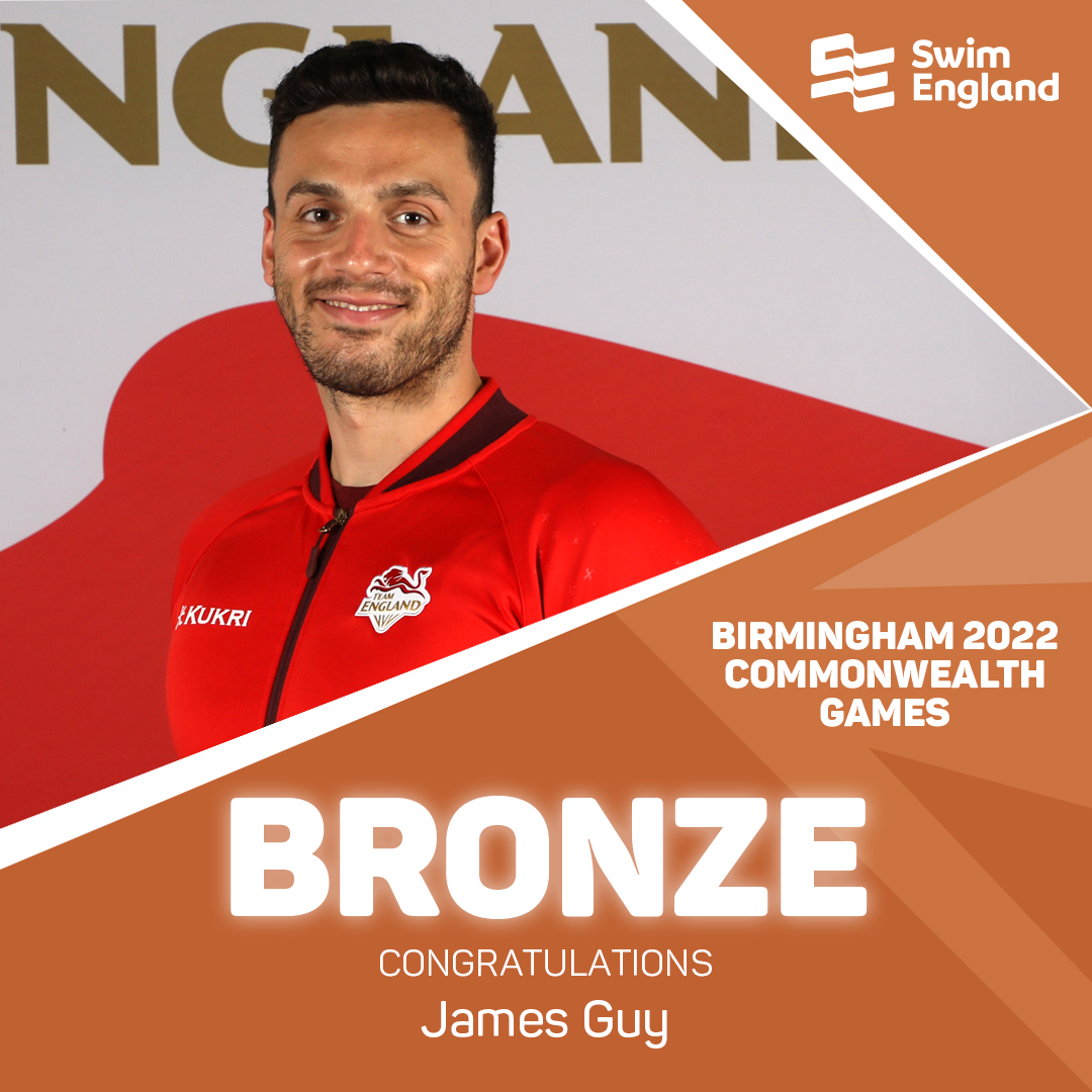 WHAT. A. GUY!

<a href="/Jimbob95goon/">James Guy</a> wins bronze in the 200m Butterfly for <a href="/TeamEngland/">Team England</a> in a time of 1:56.77 🥉🏴󠁧󠁢󠁥󠁮󠁧󠁿 👏

#B2022 | #PartofthePride | #BringItHome | #InspiredToTry