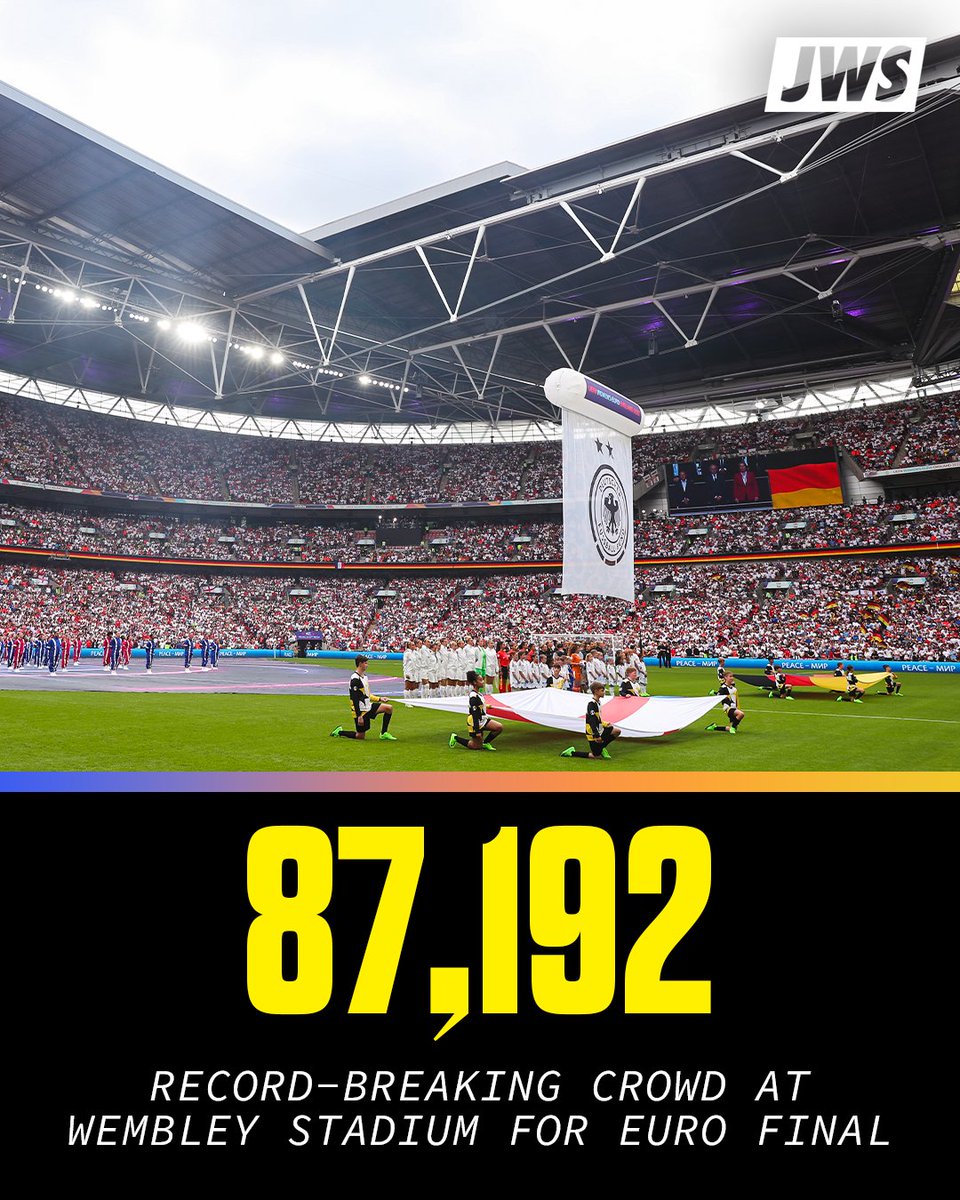 A UEFA tournament record attendance today at the #WEURO2022 final. 💥