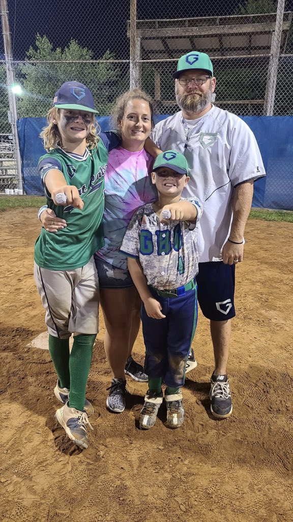 cce33110's tweet photo. For the first time in 2 years and hopefully not the last, both my boys won tournaments on the same weekend. So happy for them, especially Evan who told me his homer wouldn’t have meant anything if they didn’t win the whole thing. #HesLearning #Humble https://t.co/k3aAiVfTs0