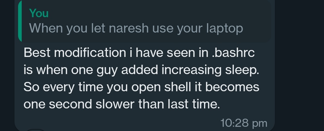 alveus_dweller's tweet image. #bash #bashshell #bashrc
