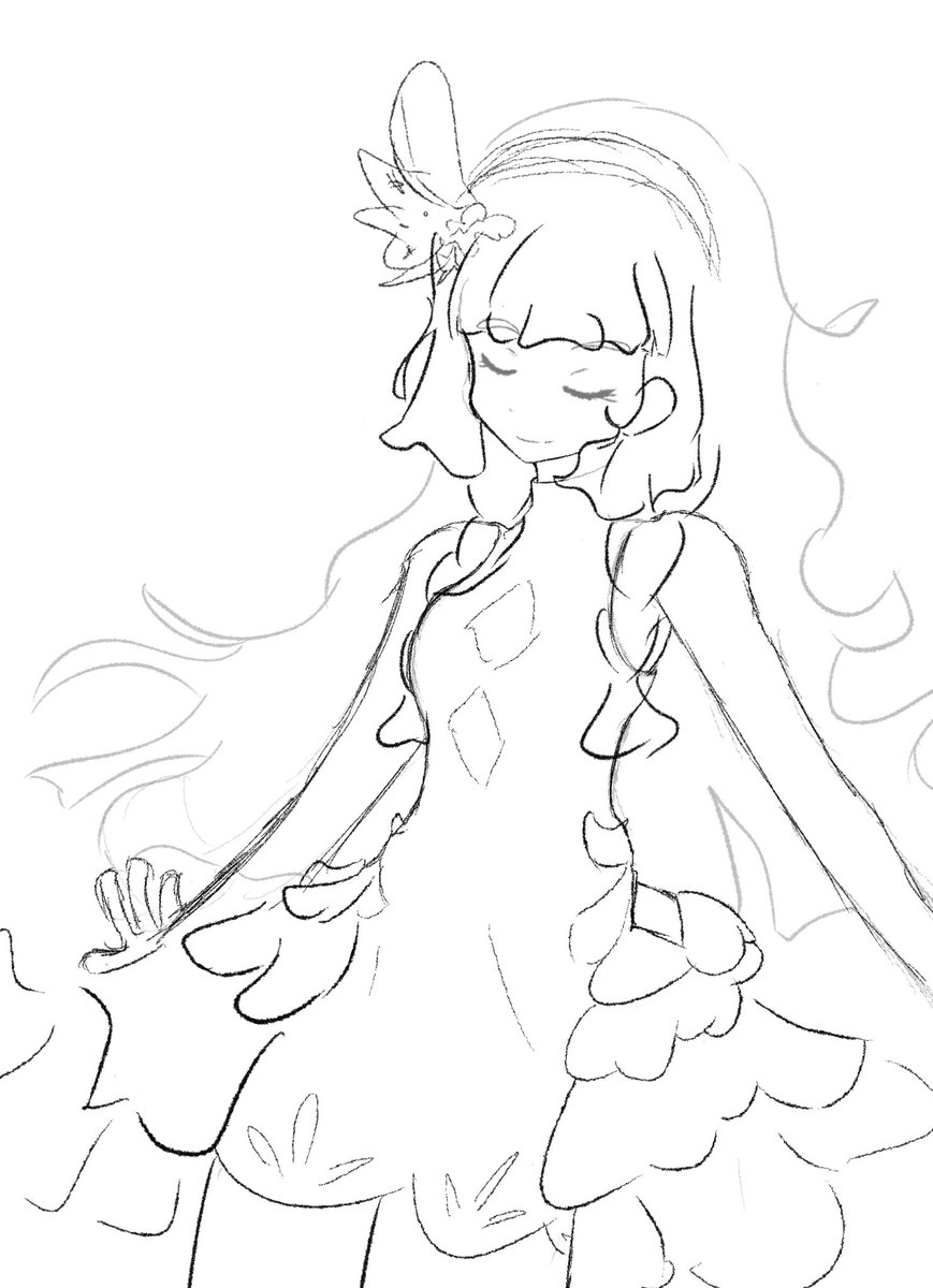 finally going to be finishing this half year old sketch and releasing it from wip hell