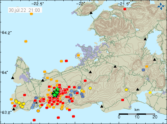 EarthQuakesTime's tweet photo. 🇮🇸 #ISLANDIA ⚠️ Elevan al nivel de alerta al volcán Krýsuvik a amarilla 🟡

El sistema o campo volcánico ubicado en la península de #Reykjanes nuevamente aumentó su actividad al mediodía de ayer 30 de julio, una serie de terremotos con alta actividad microsísmica ha comenzado. https://t.co/8ALwsRkj4x