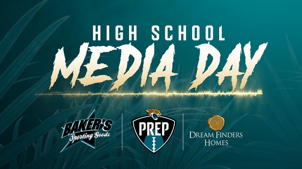 Are you ready for some High School Football? We are & we are happy that we will be at the @BakersSports & @Jaguars PREP High School Media Day on Tomorrow at @TIAABankField! We are proud to be a partner with Jaguars PREP and giving exposure for the Jacksonville-area!