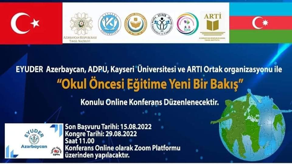 eyudervan's tweet photo. “Okul Öncesi Eğitime Yeni Bir Bakış” konulu konferans düzenlenecektir. 29 Ağustos 2022 tarihinde çevrimiçi olarak düzenlenecek konferansa başvurular, paylaşılan link üzerinden 15 Ağustos 2022 tarihine kadar yapılabilecektir. 

https://t.co/aUHoKiAGqh https://t.co/4tvuLt88Ie https://t.co/4XSKMhZOSa