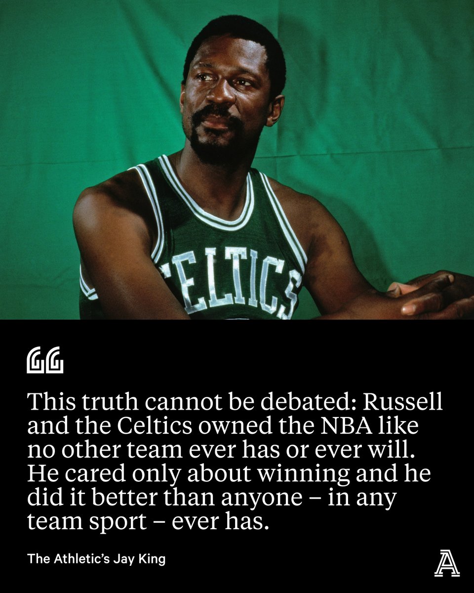 TheAthletic's tweet image. Several people at Bill Russell's statue unveiling suggested he only accepted the honor because the Celtics helped fund a mentoring program he loved.

But nobody deserved it more.

@ByJayKing remembers a legend and a serial winner.

theathletic.com/1709206/2022/0…