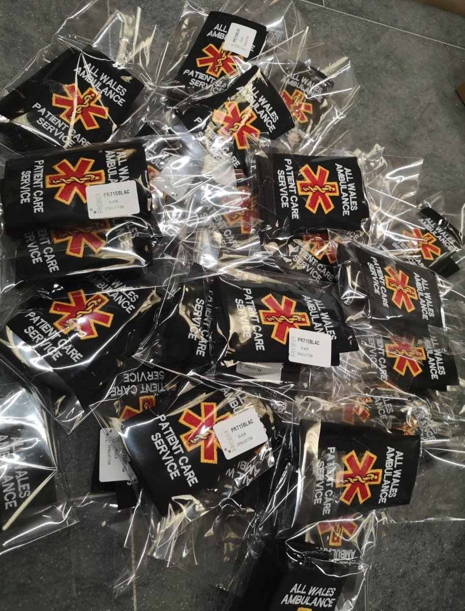 OrderLtd's tweet photo. We dont just embroider clothing here are some epaulettes we did for all wales ambulance.

We love creating cool products for our customers. Customised with there logo.

https://t.co/F9F8Vq5Q53 

#orderuniform #privateambulance #ambulance #epaulettes #workwear #firstaid https://t.co/LBoV28FwFu