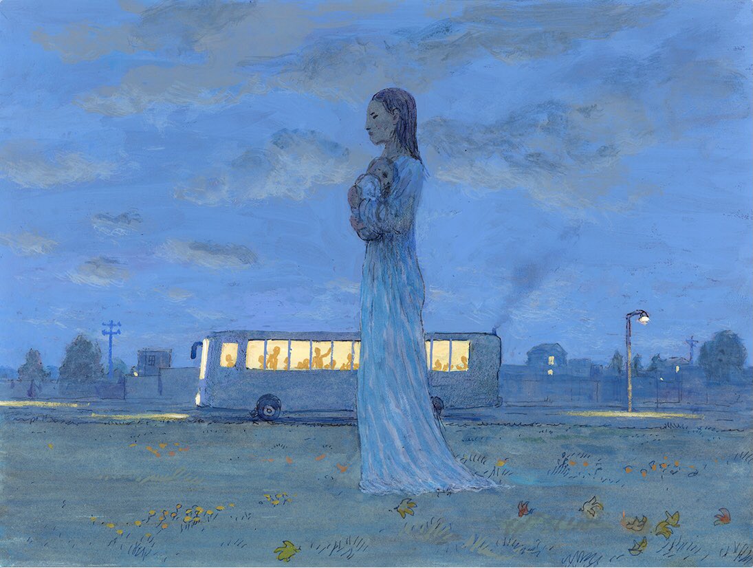 Study, gouache on paper, 9”x12”