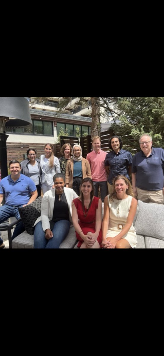 It was an incredible week at #MCCR22 #VailWorkshop working to design clinical trials and learning from the absolute best. So grateful to #ASCO #AACR and all of the amazing mentors for this career defining experience. @ChristinaRWash #PDG11