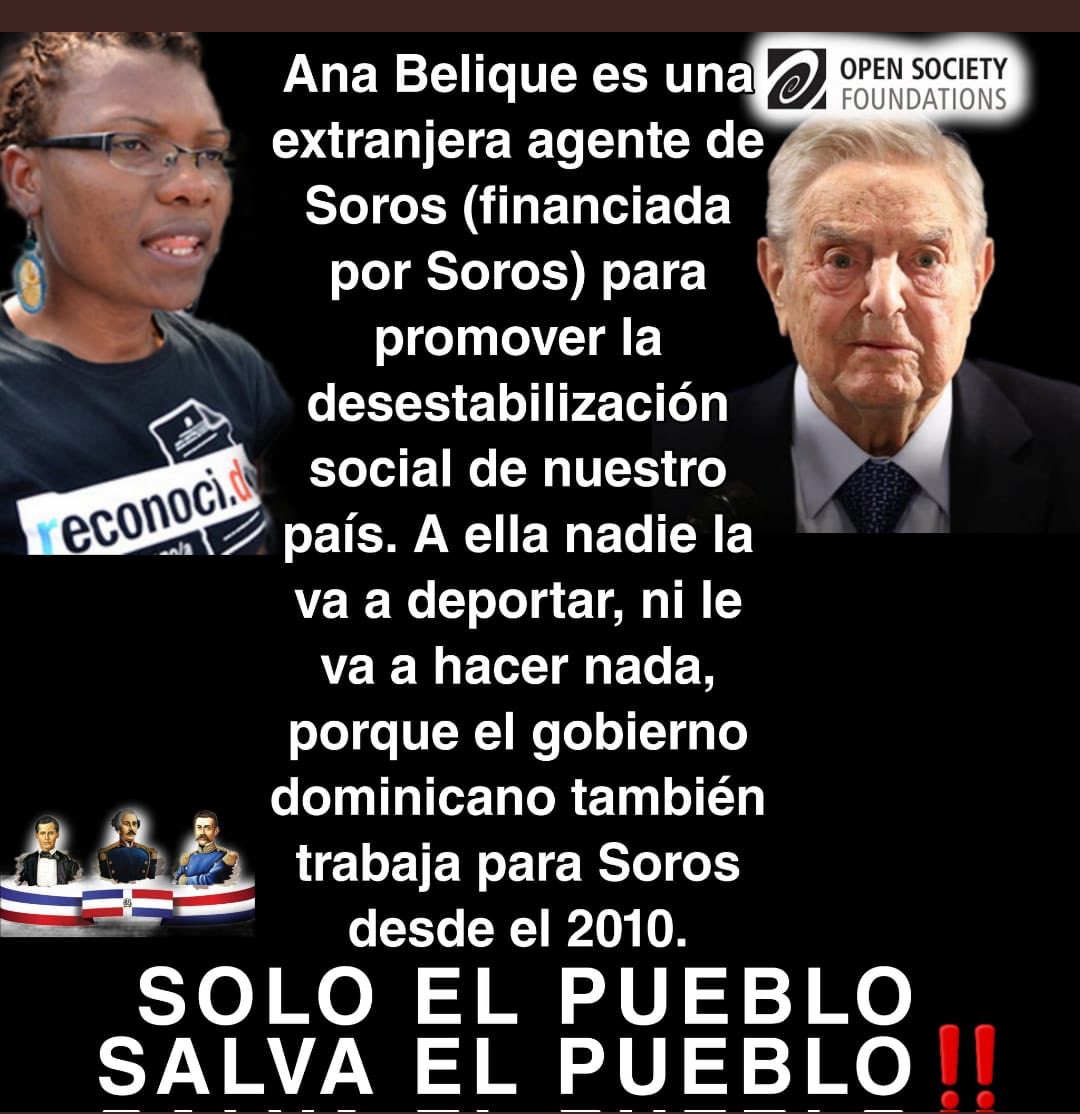 daniela70300023's tweet photo. Pueblo dominicano,es hora de q te levantes,sueltes la bandera política y levantes con amor y dignidad nuestra bandera nacional🇩🇴 para decirle a los traidores dominicanos, a Soros, a la ONU y al mundo, q levantan a Haiti, en Haiti, pq,no permitiremos q levanten a Haiti en la RD. https://t.co/XV9K9Ak9Jl
