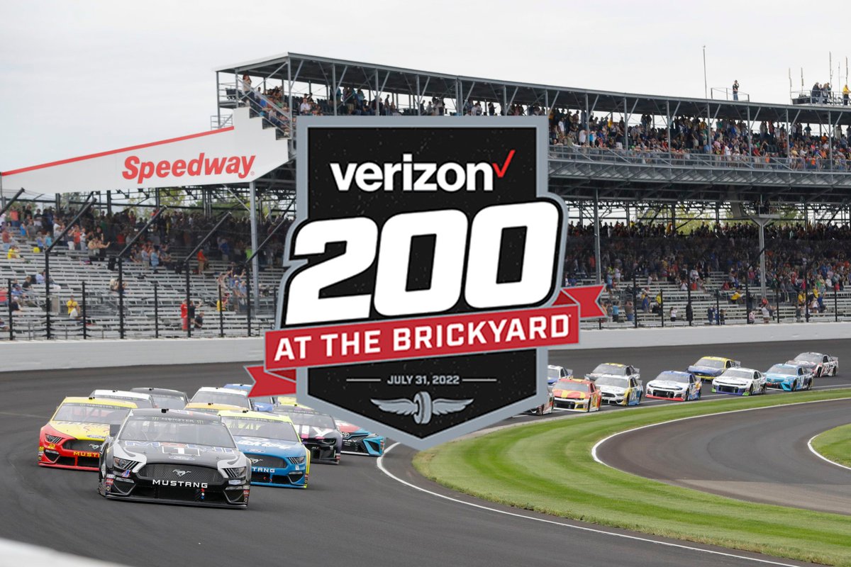 Race Day! The Verizon 200 At The Brickyard will mark the second time the NASCAR Cup Series races on to the 2.439-mile road course in Speedway, Indiana. The NASCAR Xfinity Series will race on the road course for the third time after its 2020 debut!🏁
-
-
-
#nascar #ims #verizon200