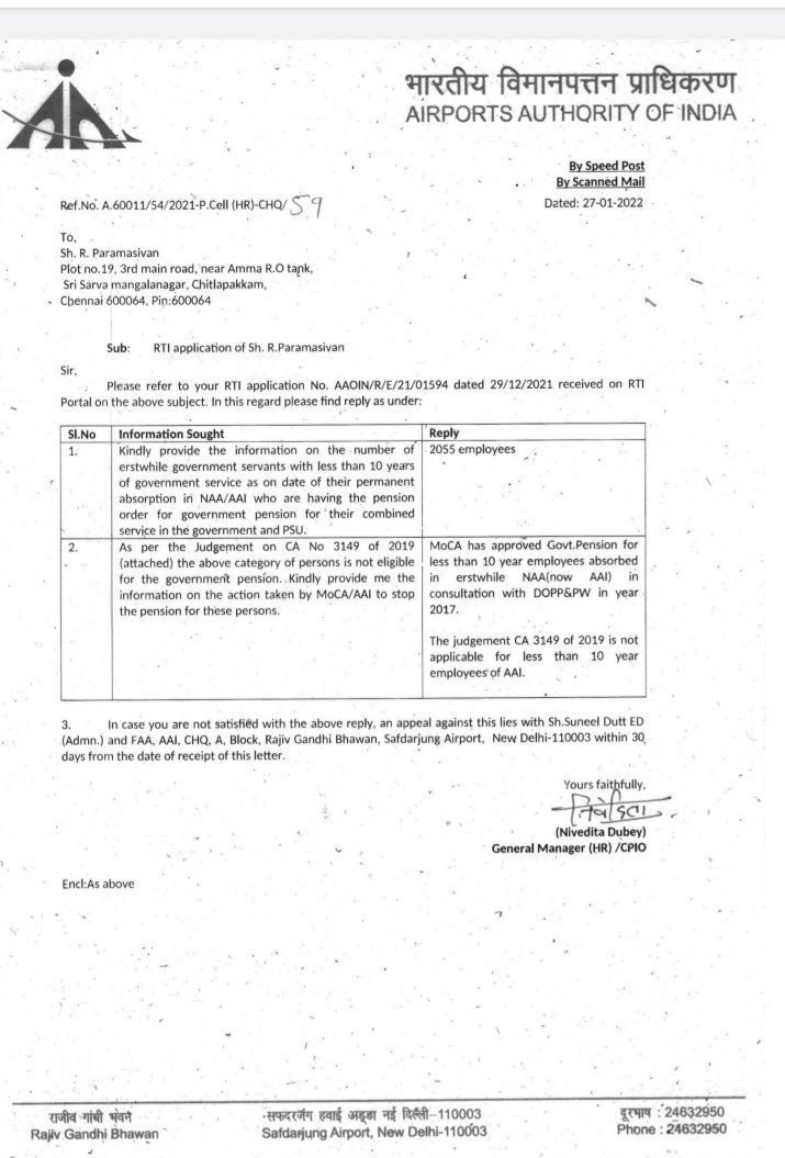 paramasivanr1's tweet photo. @rashtrapatibhvn
@PMOIndia @DOPPW_India @ChinnasamyPitc1 @gpalaniappan @CVCIndia @PIB_India @DARPG_GoI @NCGG_DARPG_GoI
@DrJitendraSingh
DoT's few #CorruptedOfficials submitted fraudulent affidavits at Hon SC by ignoring advice of DoPPW against ex VSNL employees
No justice https://t.co/2bXiLqFK17