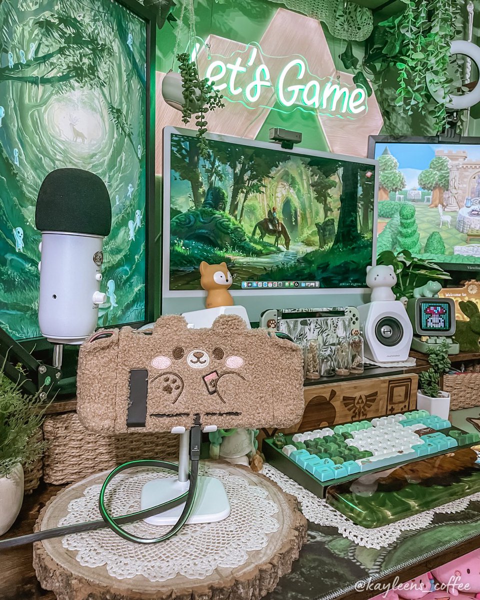 A Sunday Gaming Setup Post 🫶🏻🌿🪴
