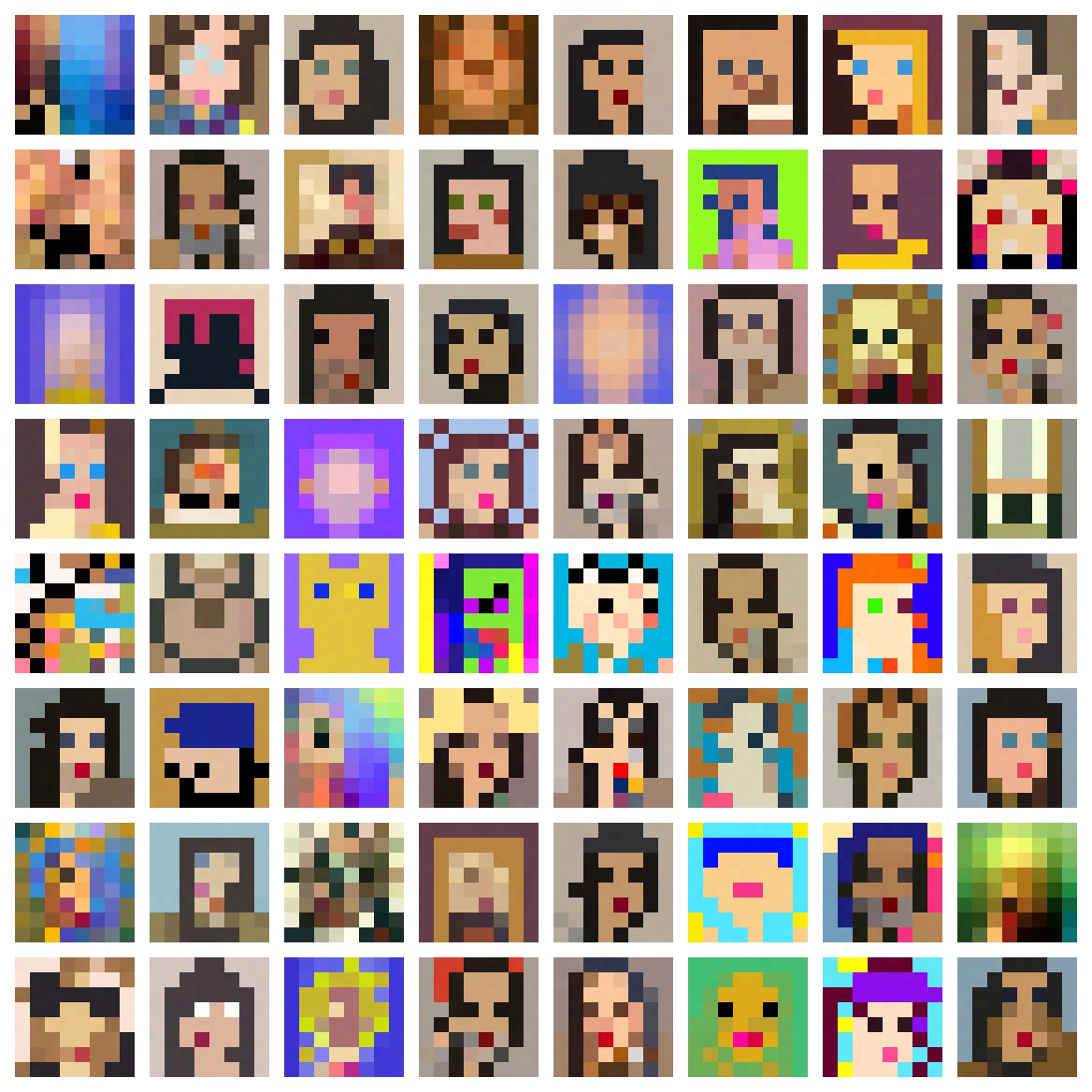 quasimondo's tweet photo. Marilyn Monroe / Mona Lisa
#kdiffusion #pixelart #pixelartdiffusion https://t.co/8Wl1I9R9Ri