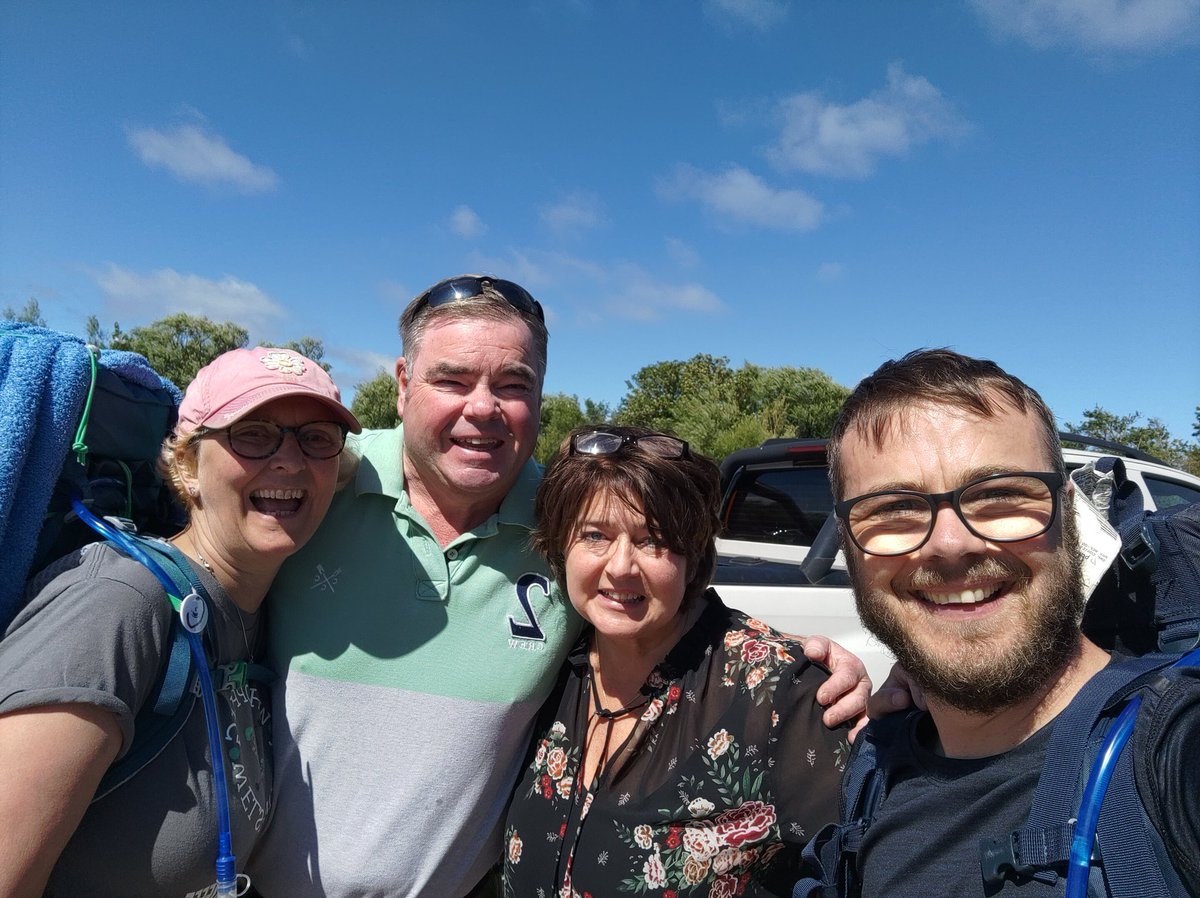 Coffee4Craig's tweet photo. Look who we bumped into!! @Jacs96542163 and Darrell 🤩❤️🐶😍😍😍 #talache finally found the #sand
Oh my feet will be happy in the Sea
https://t.co/agJz9QnJ9d
#WALES @WalesCoastPath amazing to see their smiles, hugs and bottles of water!! Now off to explore the dunes!! #charity https://t.co/8kPJDUvaMl