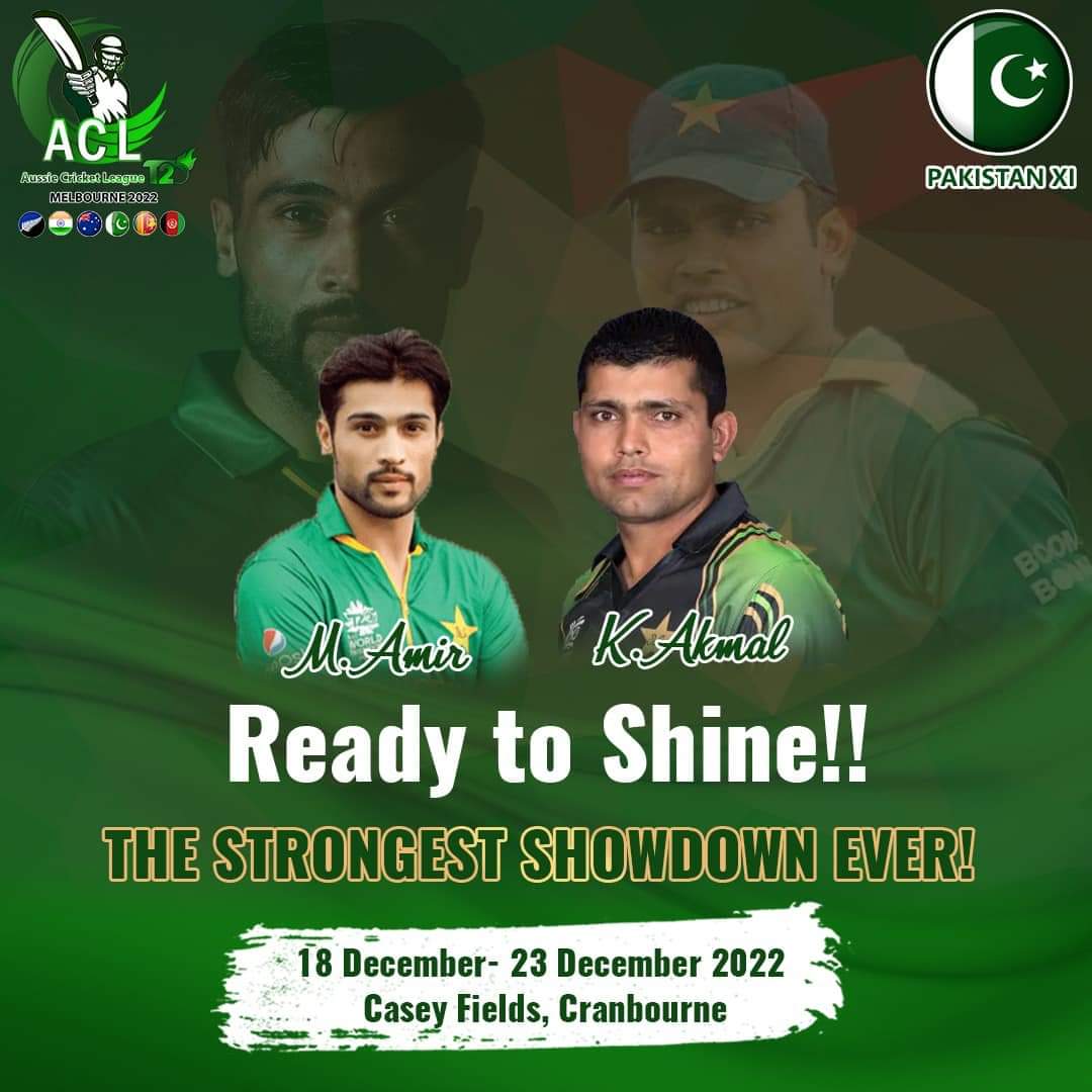 Big Action Coming up this Summer, 
Excited to be part of Aussie Cricket League 2022 from 18th to 23rd December, 2022 in Casey Fields, Cranbourne‼️

<a href="/ACL_T20/">ACL-T20</a>