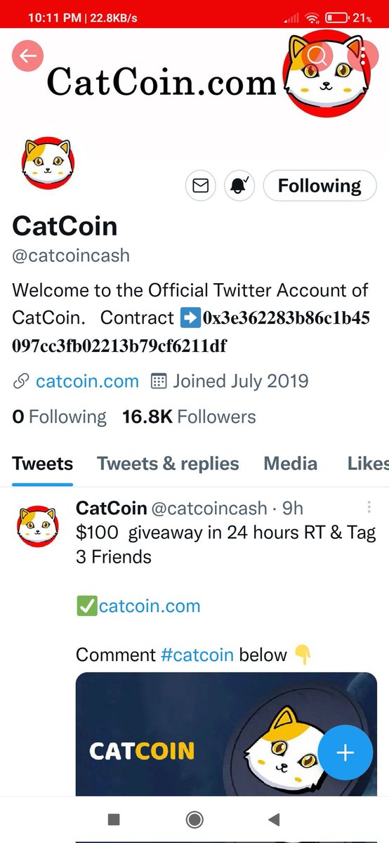 ynaamira1's tweet photo. @sitiogiveaways @catcoincash https://t.co/t5J9cOIJCA