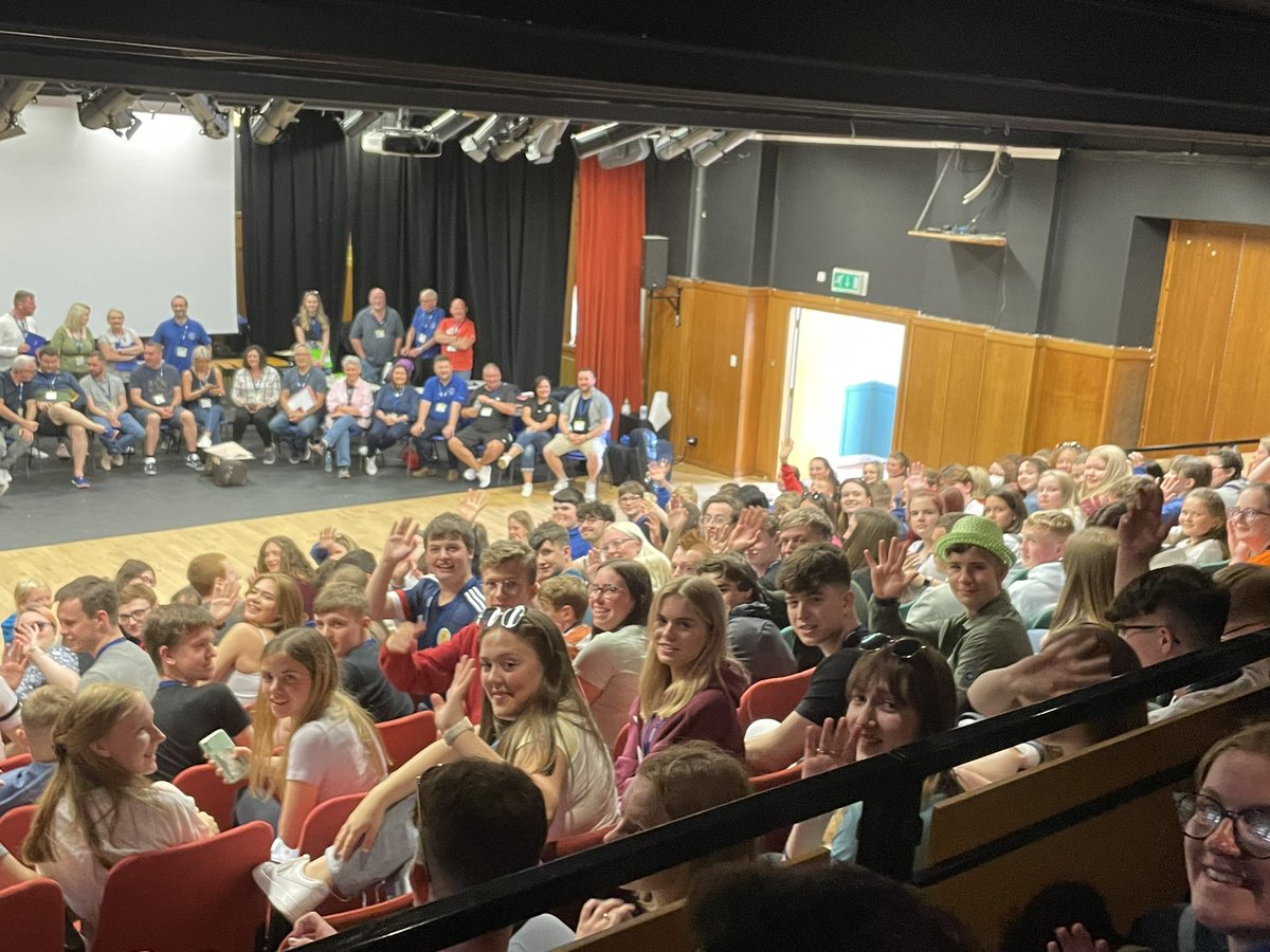 TheSBBA's tweet photo. And we’re off! Welcome to #NYBBS2022 - 150 amazing young people and a fantastic pastoral, tutorial and conducting #teamnybbs thanks to @CreativeScots for their support #sbbaevents #sbbavolunteers #sbbaeducates #sbbatreasurer #proudpresident https://t.co/0N5YXwDB5q