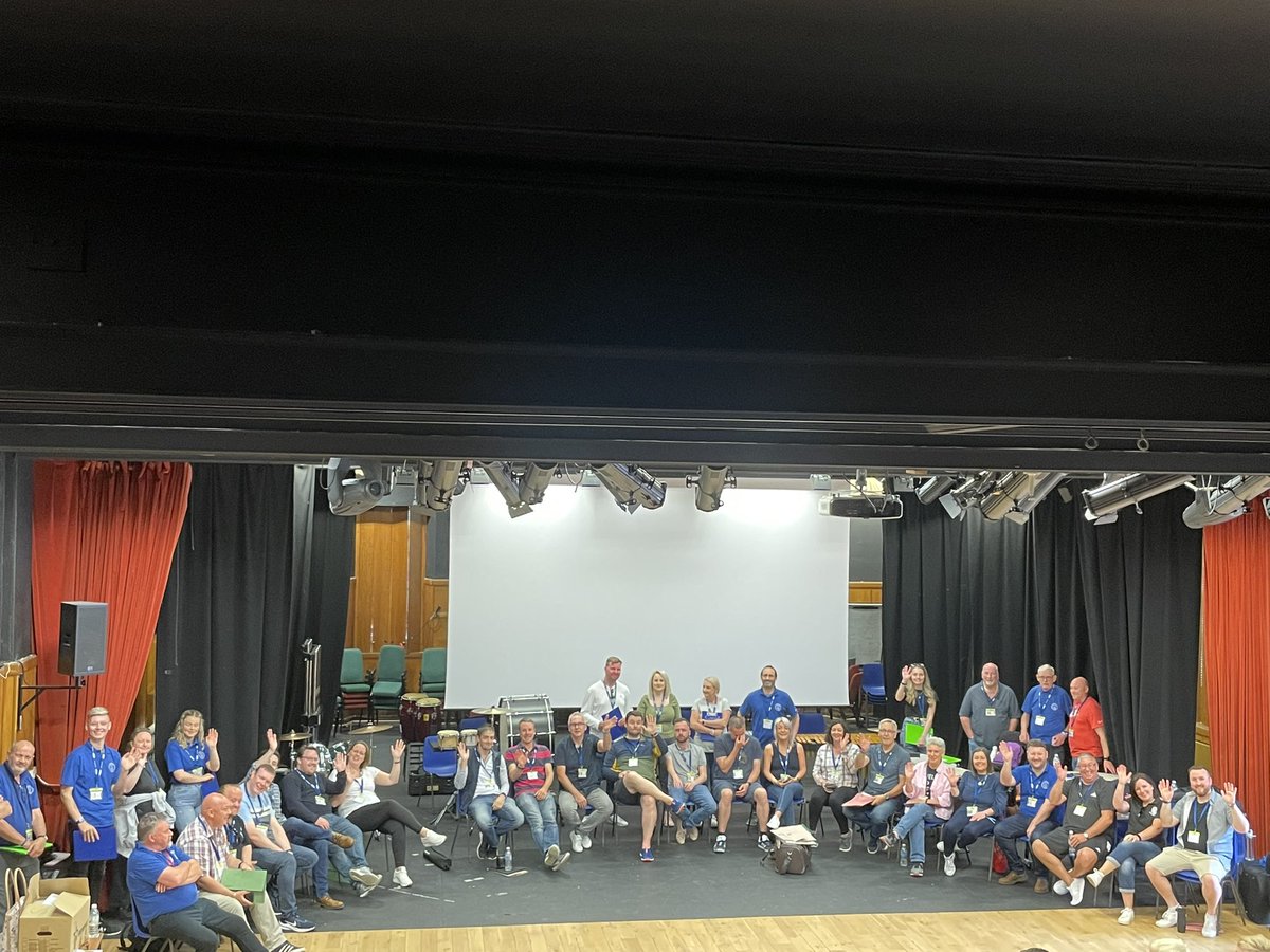 TheSBBA's tweet photo. And we’re off! Welcome to #NYBBS2022 - 150 amazing young people and a fantastic pastoral, tutorial and conducting #teamnybbs thanks to @CreativeScots for their support #sbbaevents #sbbavolunteers #sbbaeducates #sbbatreasurer #proudpresident https://t.co/0N5YXwDB5q