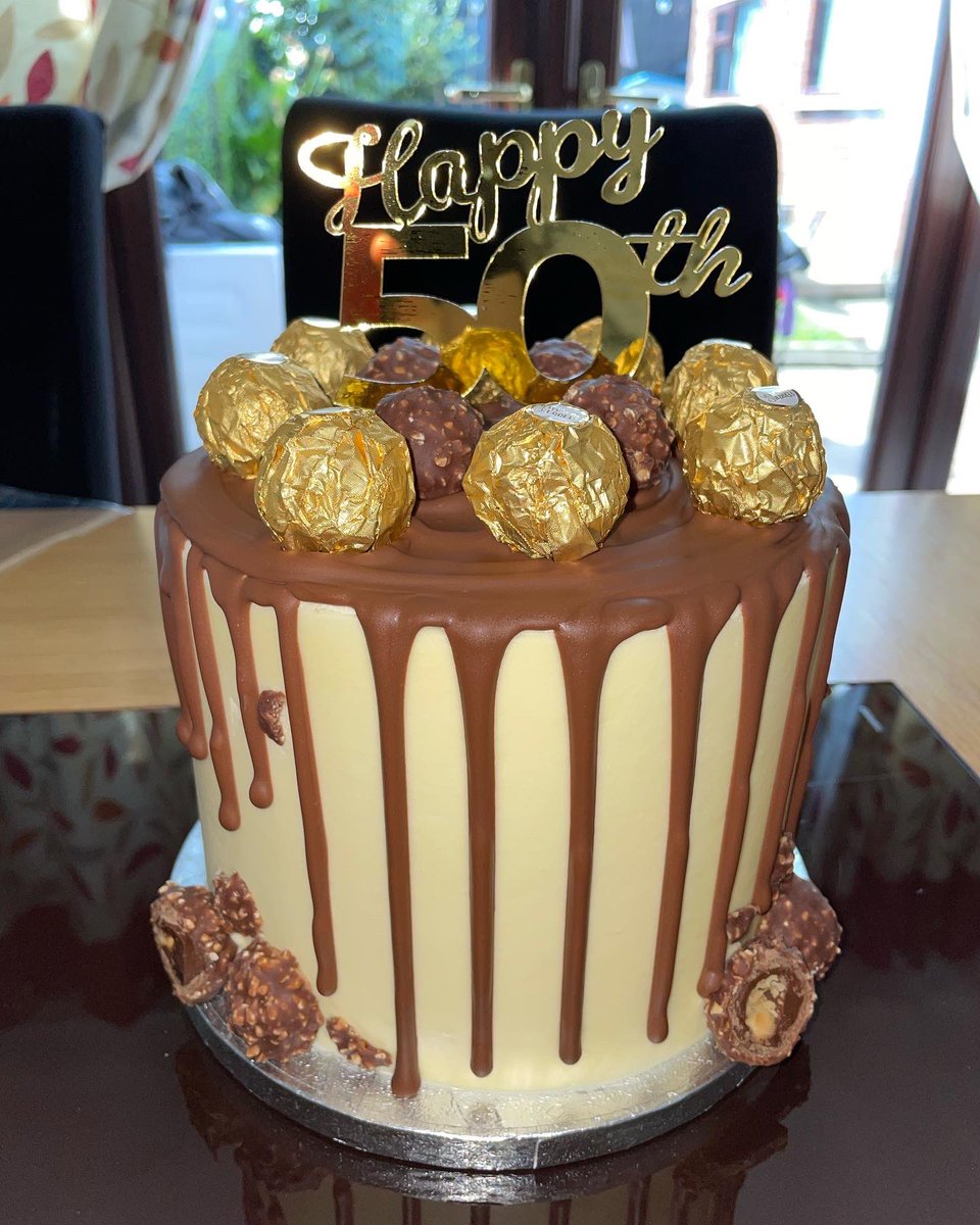 CookiesCakesNI's tweet photo. #birthdaycake #organiccake #50thbirthday #cake #50th # https://t.co/F5lK9rzJCd