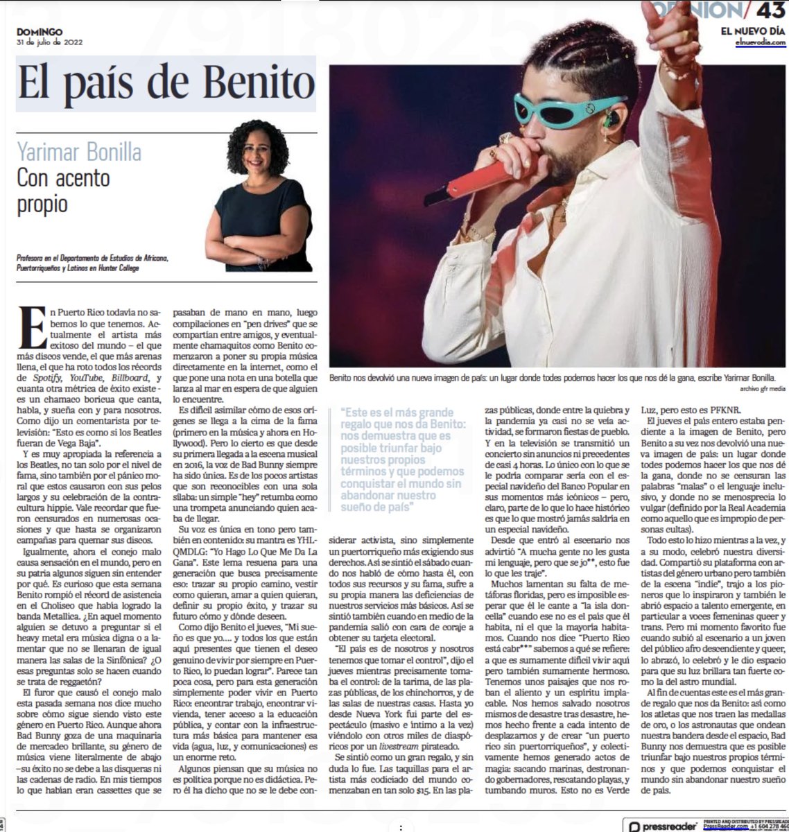 larryemil's tweet photo. Lean el país de Benito de @yarimarbonilla que me hizo beber el café plegao. Gracias!! https://t.co/IRyztJIvyE