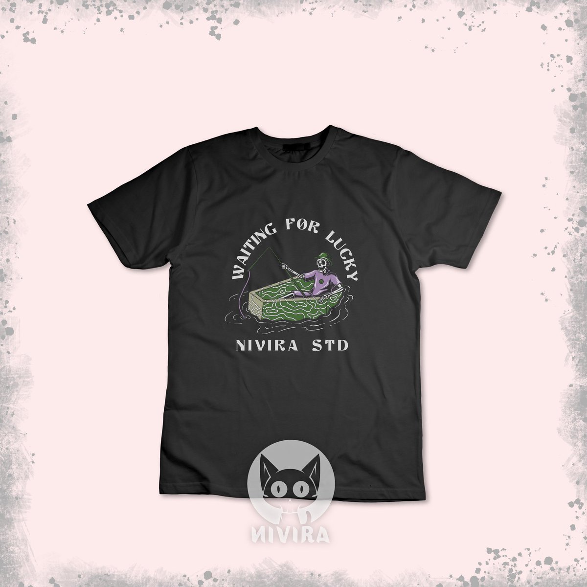 nivira_studio's tweet photo. "WAITING FOR LUCKY" 
AVAILABLE FOR SALE
Colour and text can be changed
Let' Contact me

#illustration #apparel #supplyco #tshirt #tshirtdesign #vintagedesign #artwork #skull #teesdesign #branddesign #retrodesign #clothingbrand #clothing #clothingline #fishing #fishingdesign https://t.co/eI4uIdU9EX