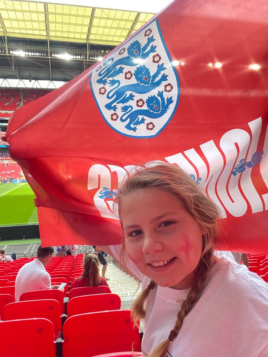 CptBabs78's tweet photo. At Wembley to cheer on the lionesses in the final #weuro2022 https://t.co/DR6FyuElUW