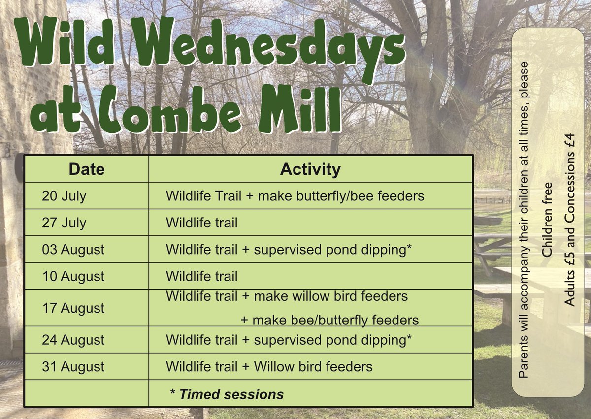 CombeMill1912's tweet photo. Please visit this "place to discover" on Wed 3rd Aug from 10.30am, last entry 3.30pm, non-steaming for self guided tours. 
Beam Engine, Blacksmiths, Clocks.
Wildlife &amp; Millie the Mill Cat Trails for youngsters.
Tea Room &amp; Gift Shop open, shaded Picnic Area https://t.co/VIqh5ApsY9 https://t.co/oPSQ9GD6nO