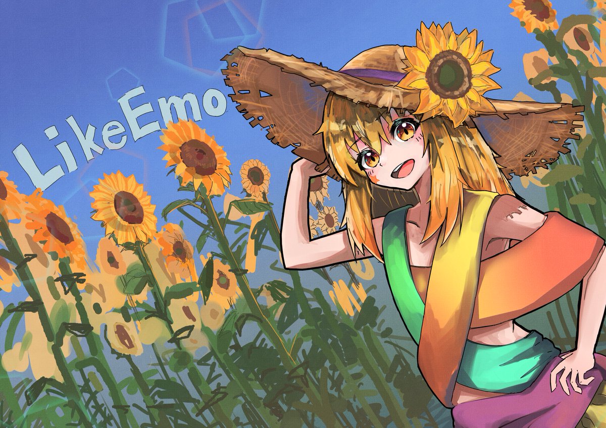 rezin531's tweet photo. 現在Twitter上で活動しているバーチャル妖精のライクエモ(@LikeEmoV )さんの、8月イラストを描かせていただきました。
日々一生懸命に勉強や遊びに励んでる子です!!
#DrawEmoV https://t.co/WH80IP6pdP